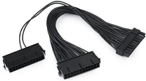 Cablexpert Internal Pc Power Extension 24-Pin ATX - 24-Pin ATX Cable 0.3m Μαύρο CC-PSU24-01