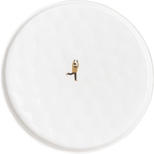 Raeder Porcelain Plate "Ice Skating" 22cm