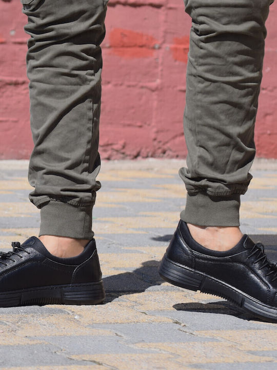 Pantofi casual pentru bărbați Anatomici Negre