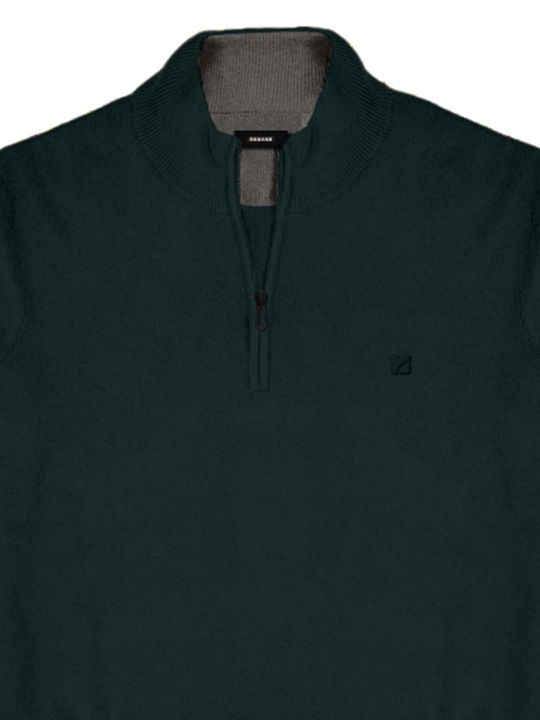 Rebase Pullover Forest Green Melange