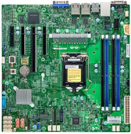 Supermicro MBD-X12STL-F-B Дънна платка Micro ATX с Intel Сокет