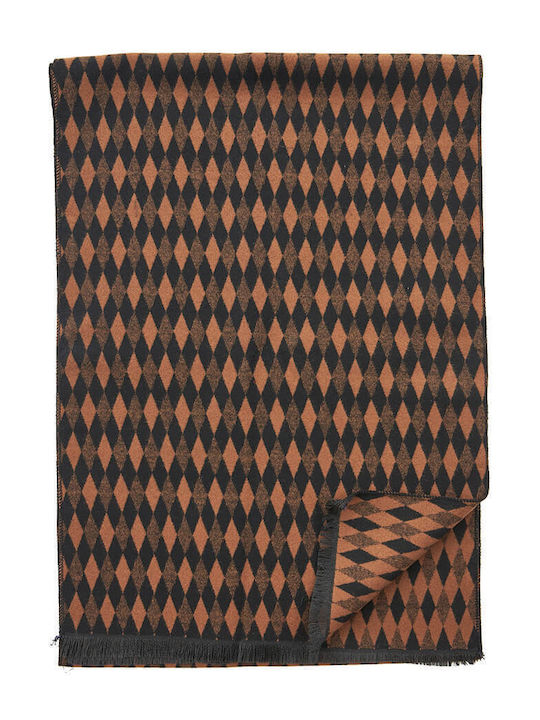 Verde Men's Scarf Brown