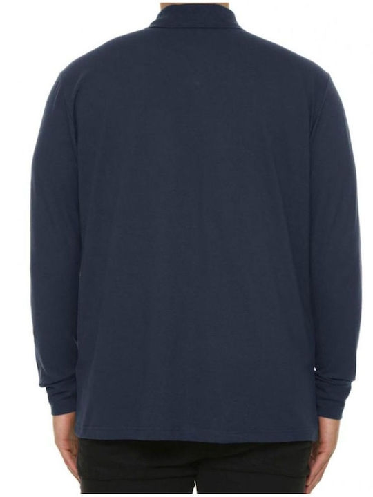 Polo Μπλούζα Μακρυμάνικη Navy Μπλε