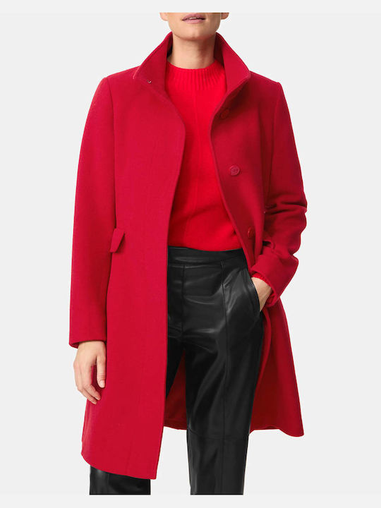 Gerry Weber Women's Wool Coat with Buttons Red 450219-31138-60710