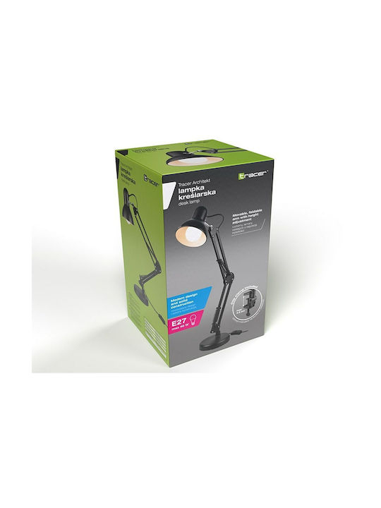 Tracer Artista LED Office Lamp with Foldable Arm in Black Color