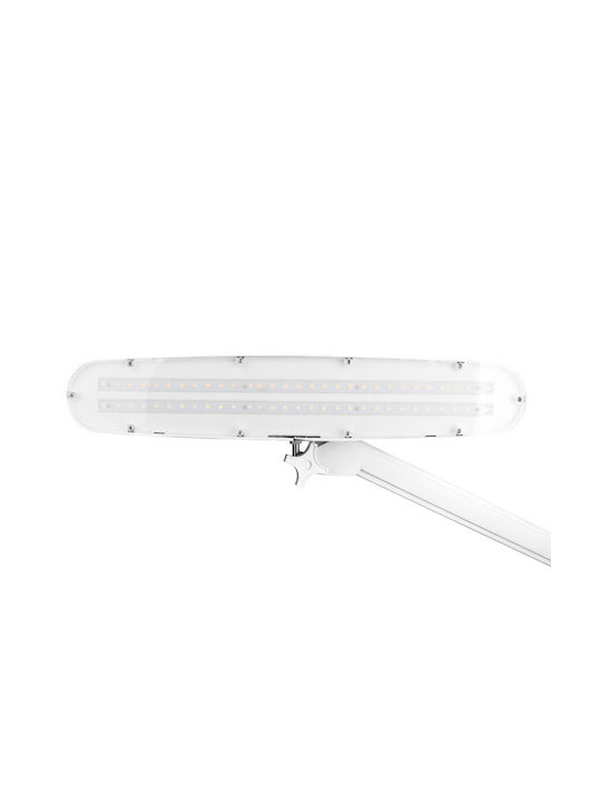 801-TL LED Office Lamp with Foldable Arm and Clip in White Color