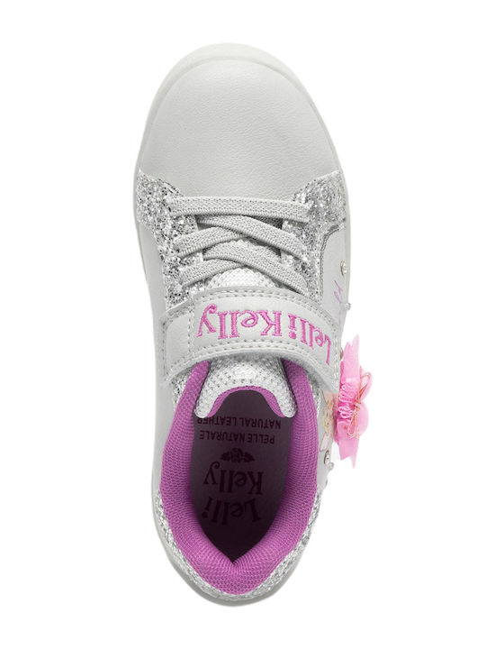 Mille Stelle Kids Sneakers with Scratch Silver