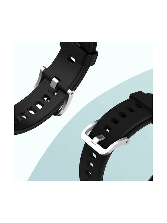 Huawei Watch Fit 2 Wearable Strap Resistant Silicone Holed Strap Black