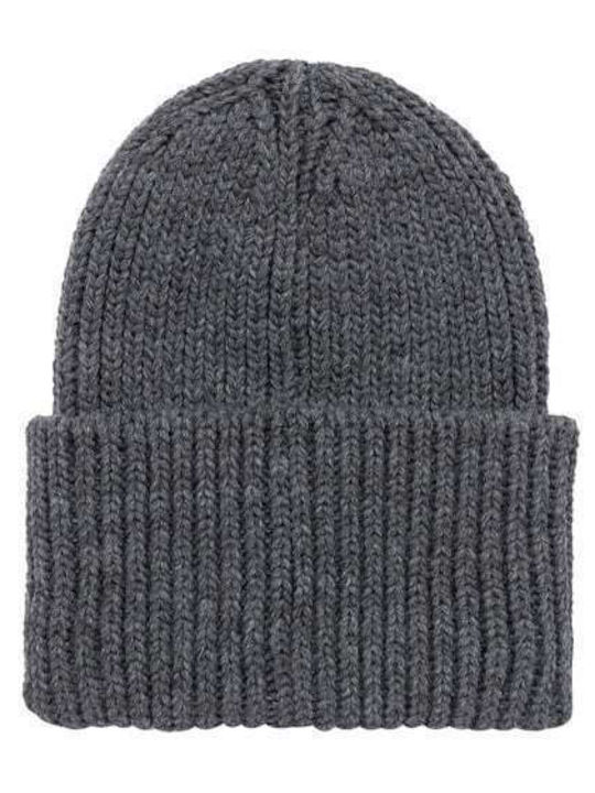 Beanie Γυναικείος Σκούφος Πλεκτός σε Γκρι χρώμα