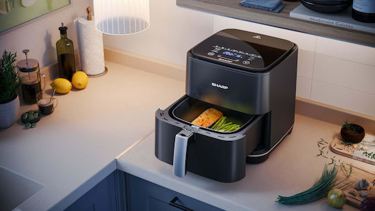 Sharp Heißluftfritteuse 5.5Es Schwarz 15-AFGS552AE-B
