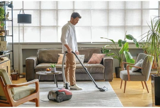 Hoover H-Energy 500 HE510HM 011 Vacuum Cleaner 700W Bagged 3.5lt Red