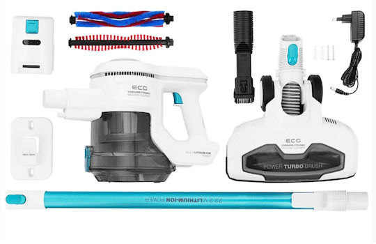 ECG Wiederaufladbar 2-in-1 Staubsauger Stick & Handgerät 22.2V Blau VT3620