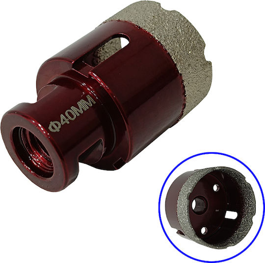 SKS Tools Ποτηροτρύπανo με Διάμετρο 40mm για Πλακάκι