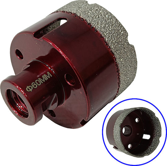 SKS Tools Ποτηροτρύπανo με Διάμετρο 60mm για Πλακάκι