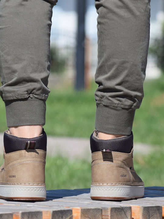 Beige Men's Boots Waterproof