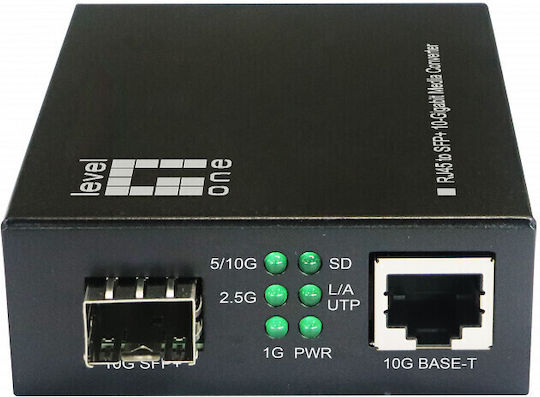 Converter Levelone Gvt-2051 10gbit>rj45 To Sfp+ Sw