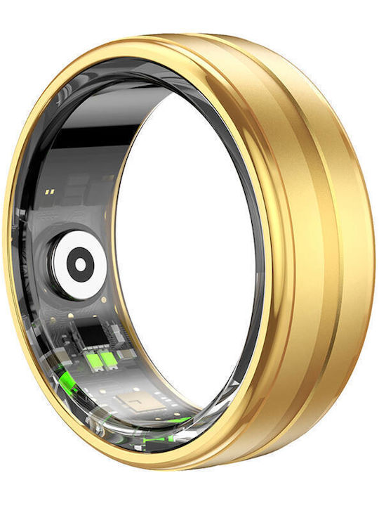 Colmi R06 Smart Ring 18.1mm με Παλμογράφο Χρυσό