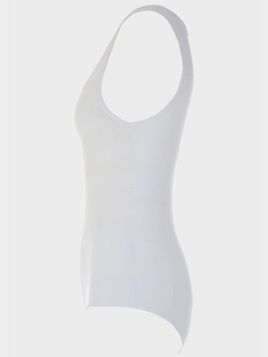 G Secret Spaghetti Strap Bodysuit White