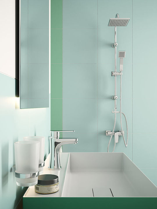 Ferro Amiga 26 Shower System Rainfall Function Economical Mode Option Brass Chrome Ferro Amiga 26 Shower System Rainfall Function Economical Mode Option Brass Chrome