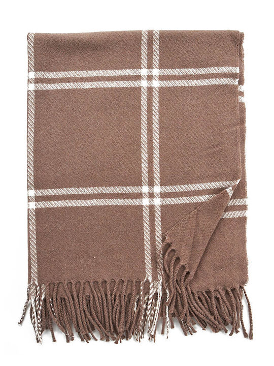 Verde Women's Wool Scarf Brown