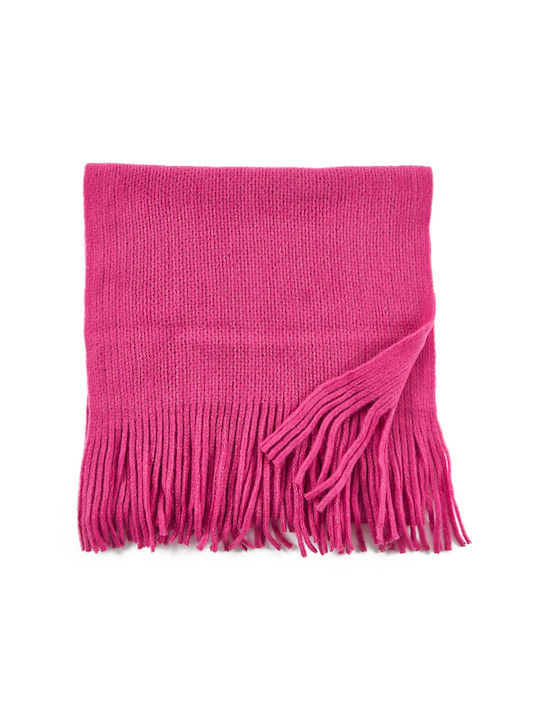 Verde Women's Wool Scarf Fuchsia