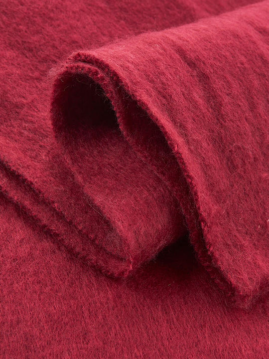 Women's Wool Scarf Burgundy