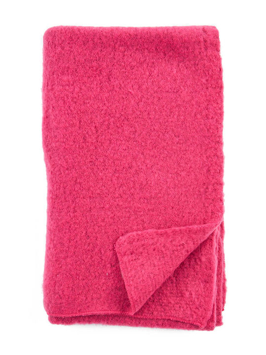 Verde Women's Wool Scarf Pink