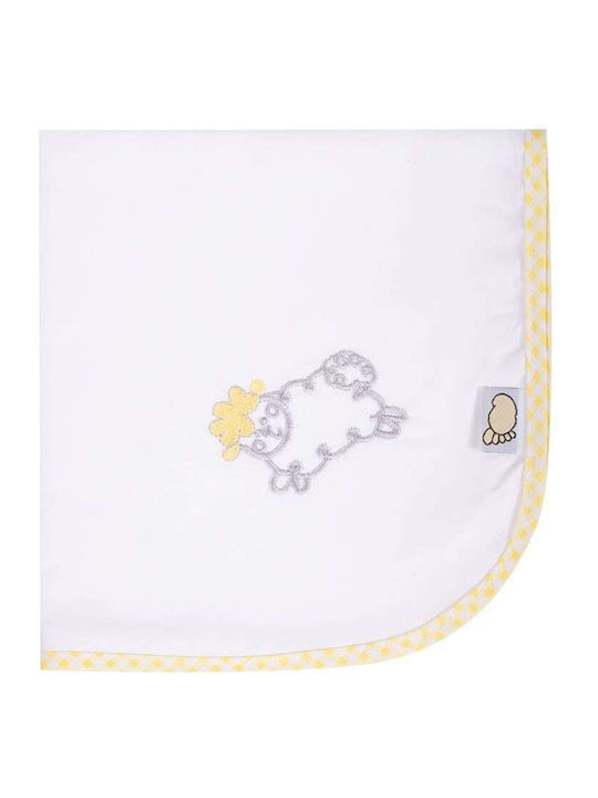 Figlio Bino Hässe-Kuscheldecke Yellow Gelb 78x84cm.