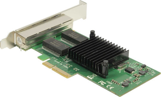 Inter-tech Gigabit PCIe Netzwerkkartenadapter Argus ST-7238 X4 I350-Chips