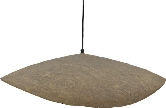 Inart Lampi Pendant Light Gray Boho with Socket E27 71x53x123cm