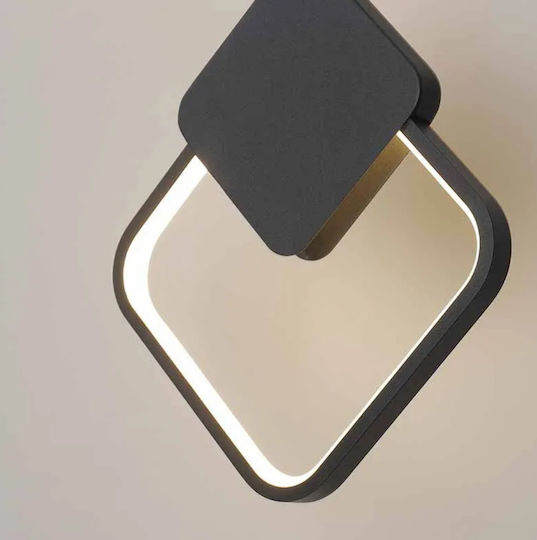 Home Lighting Κρεμαστό Φωτιστικό Μαύρο LED με Ρυθμιζόμενο Λευκό Φως 30x77x100εκ.