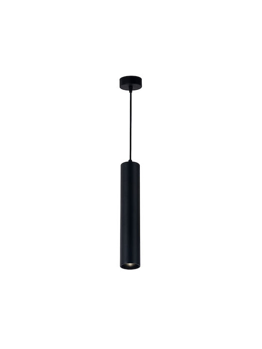Optonica Pendant Light Black with Socket GU10 5.5x30cm