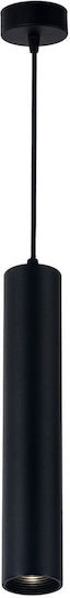 Optonica Pendant Light Black with Socket GU10 5.5x30cm