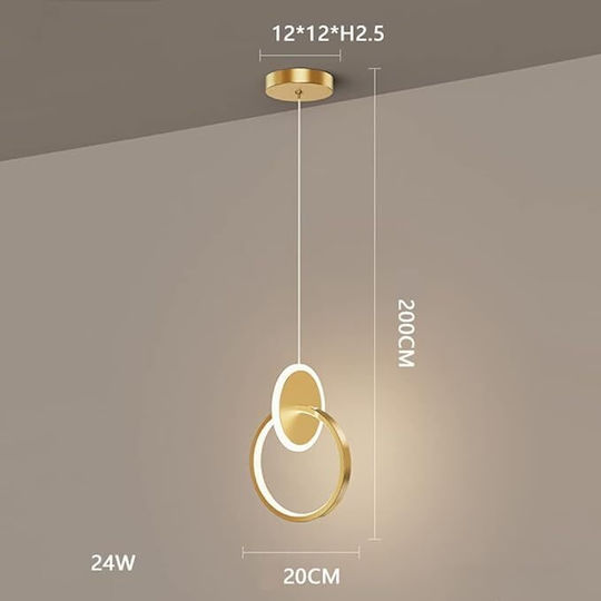 Home Lighting Bria Hängelampe Gold
