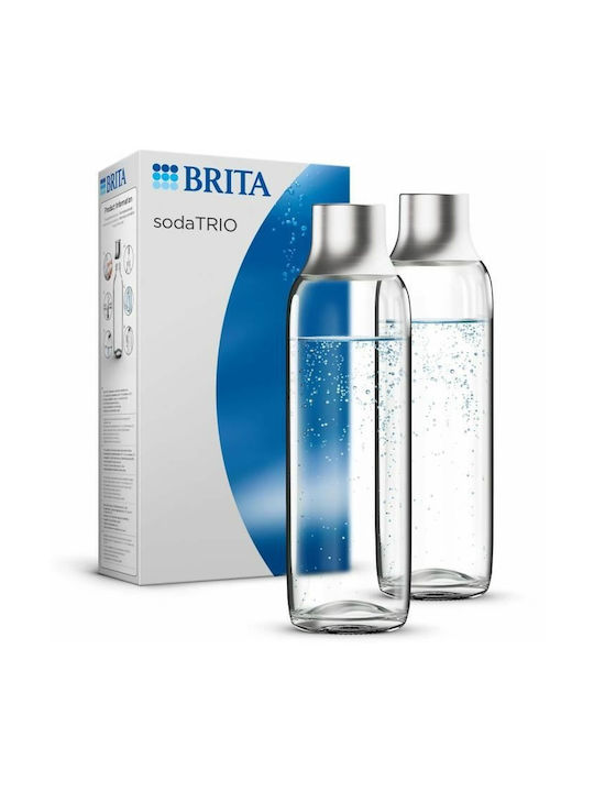 Brita Sodatrio Glass Water Bottle With Screw Lid Brita Sodatrio Glass Water Bottle With Screw Lid