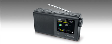 Muse M-117 DB Tabletop Radio Battery DAB Black
