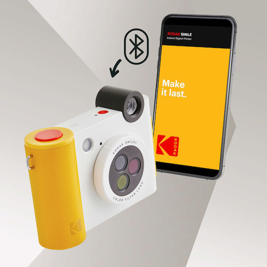 Kodak Smile+ Instant Camera White/Yellow