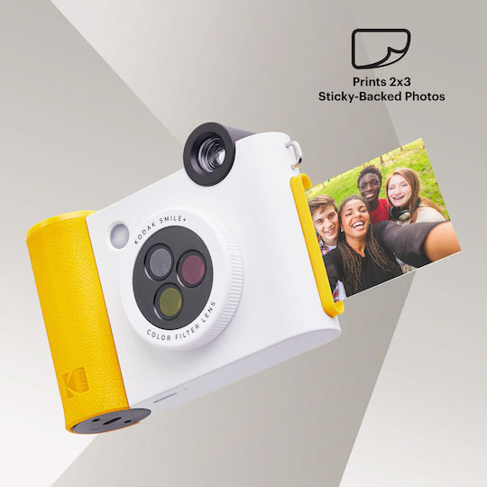 Kodak Smile+ Instant Camera White/Yellow
