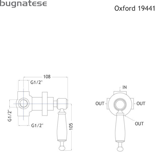 Bugnatese Оксфорд Батериен Механизъм 19441-220