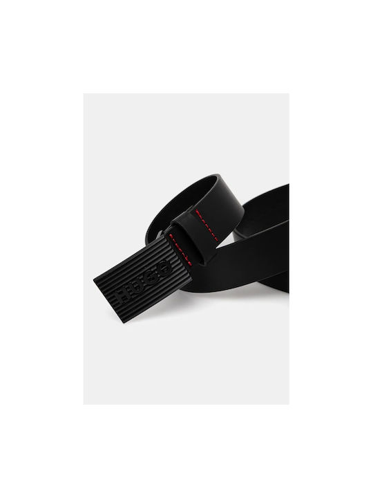 Hugo Boss Men's Leather Belt Black