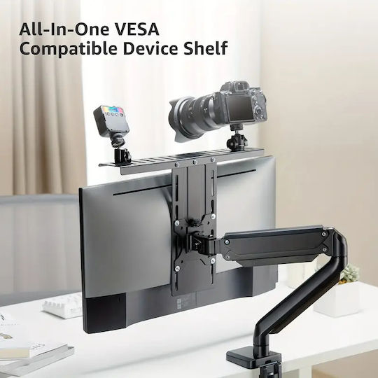 Live Streaming Vesa Lcd Stand Microphone Light Camera