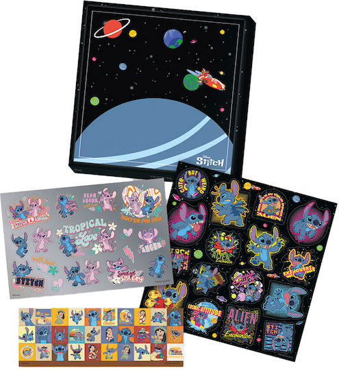 Sticker Set Totum Disney Stitch 4 Pieces