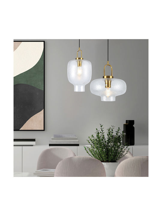 Viokef Pendant Light Gold Rail with Socket E27