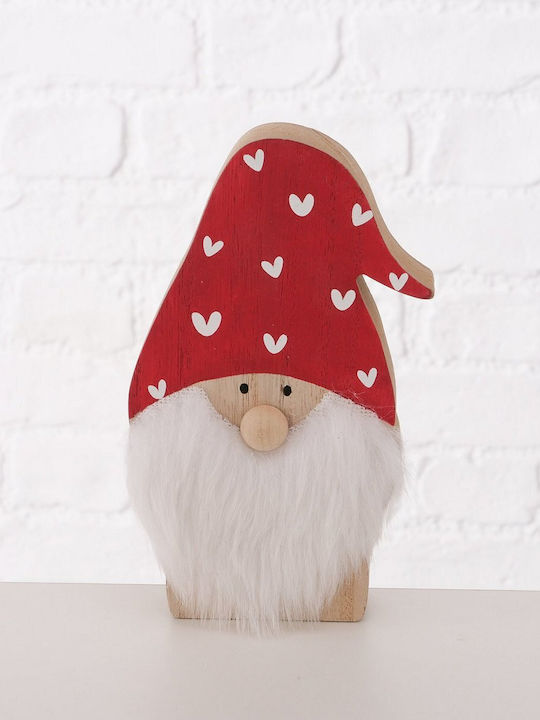 MSA Christmas Wooden Figure Elf Gray 12x12x3cm 3pcs