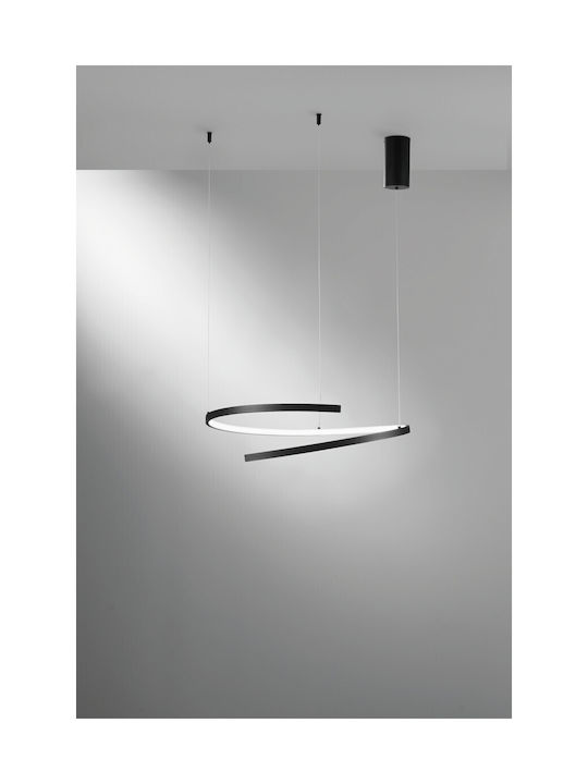 Fan Europe Led-Moma-S60-Ner Hängelampe Schwarz 60x12x150cm.