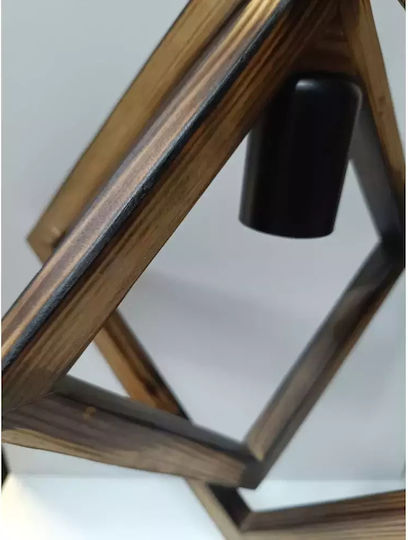 Pendant Light Brown with Socket E27 36x28x74cm