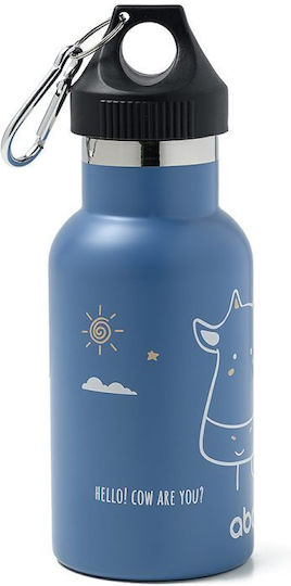 abo Kids Water Bottle Thermos Stainless Steel Blue 350ml