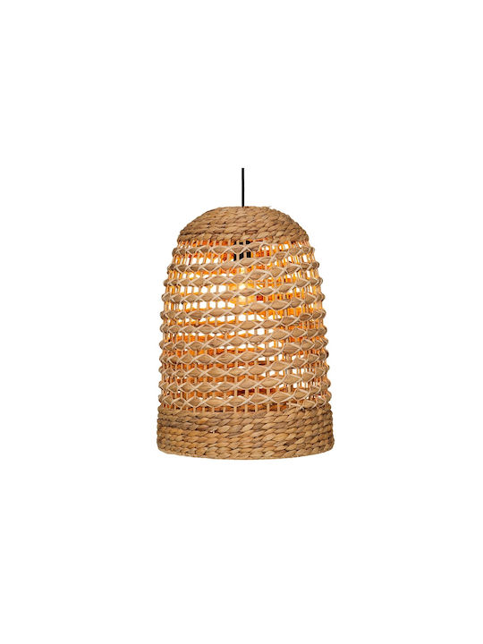 Atmosphera Sand Beige Boho Ceiling Light With E27 Socket 37x37x50cm