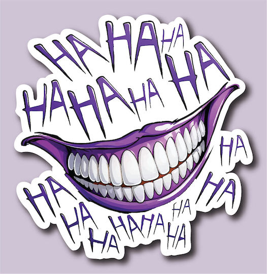 Decorative Sticker Wall Vinyl Joker Smile 1pcs 20x20cm