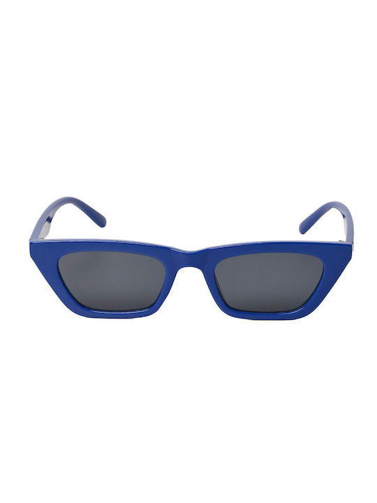 AV Sunglasses Karen Women's Sunglasses with Blue Plastic Frame and Gray Lens